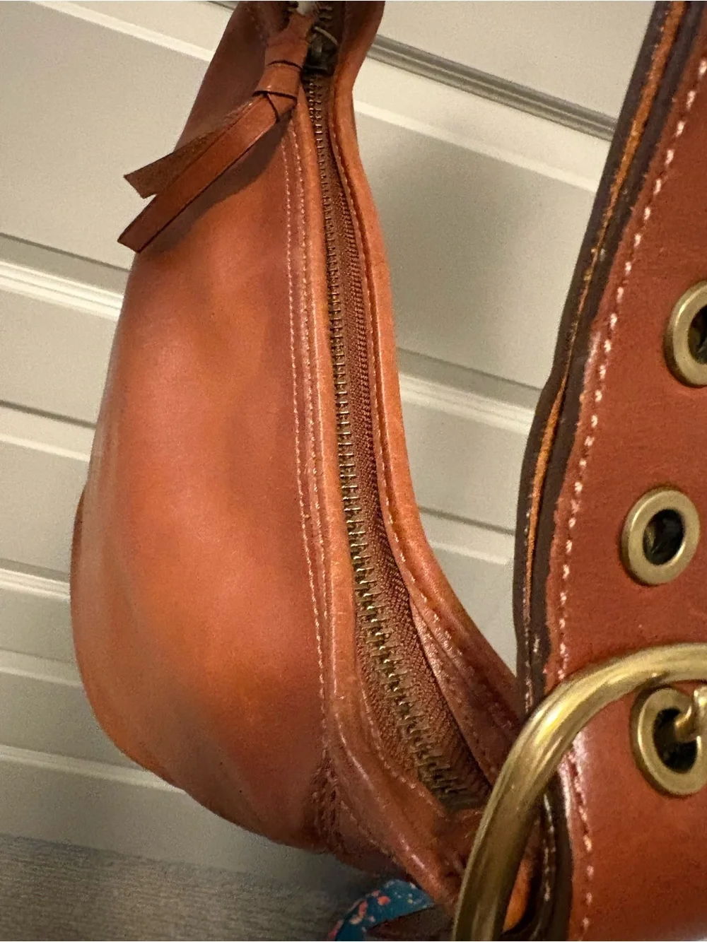Coach Y2K 2008 Bleecker Duffle 11422 in Cognac/Whiskey